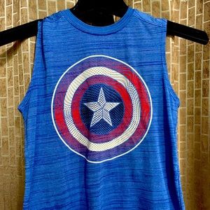 Captain America Tank Top boys 10/12